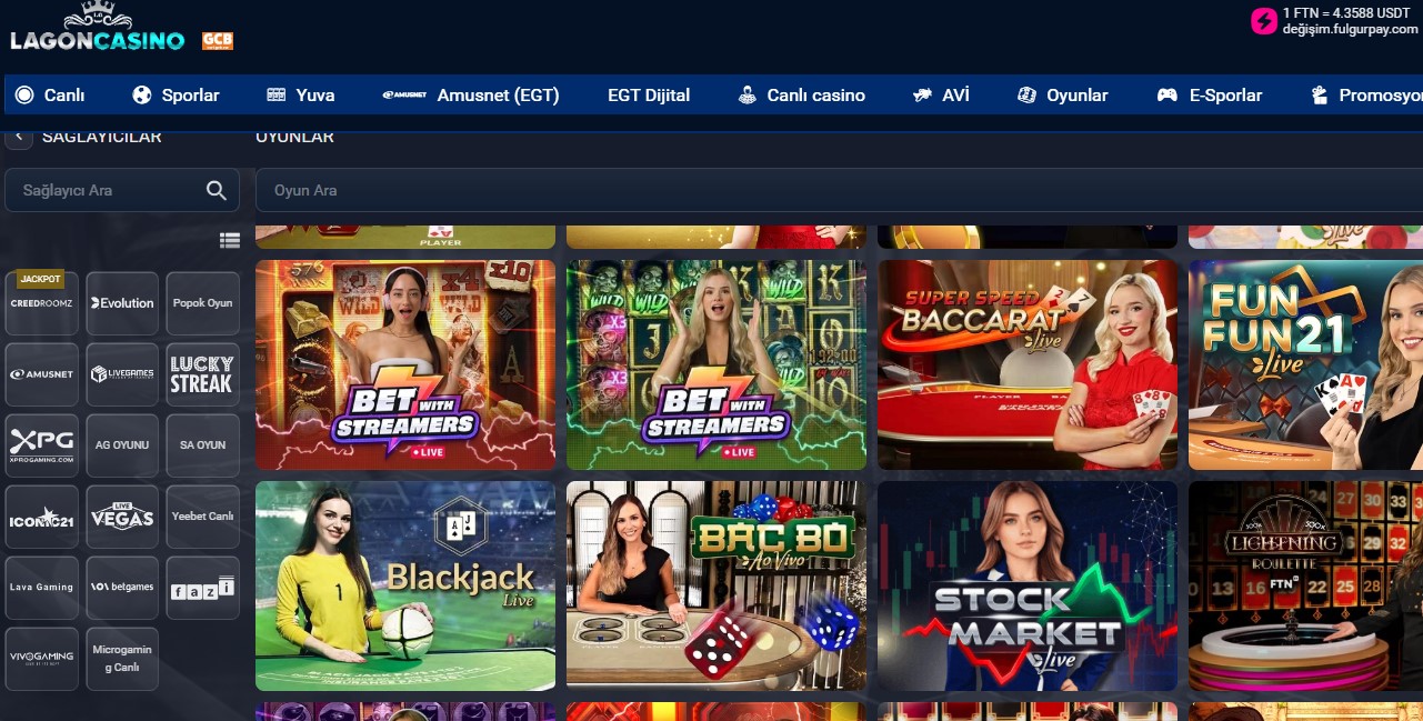 Lagoncasino Altyapı